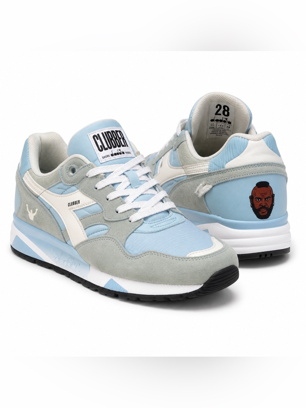 Diadora N9002 Shoes 11.5 Blue White Rocky Clubber Lang Sneakers